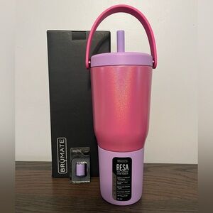 NEW Brumate 35oz Cotton Candy Resa Tumbler w/ 1 straw cover